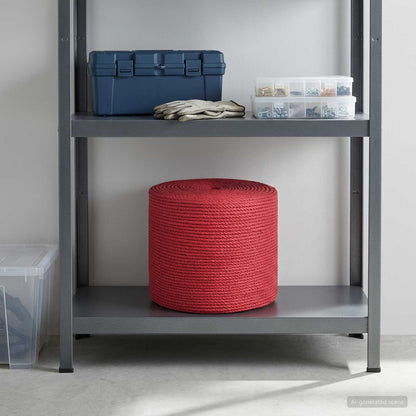 Jute Touw 14 mm Rood 100% Tossa jute