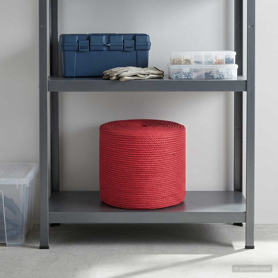 Jute Touw 14 mm Rood 100% Tossa jute