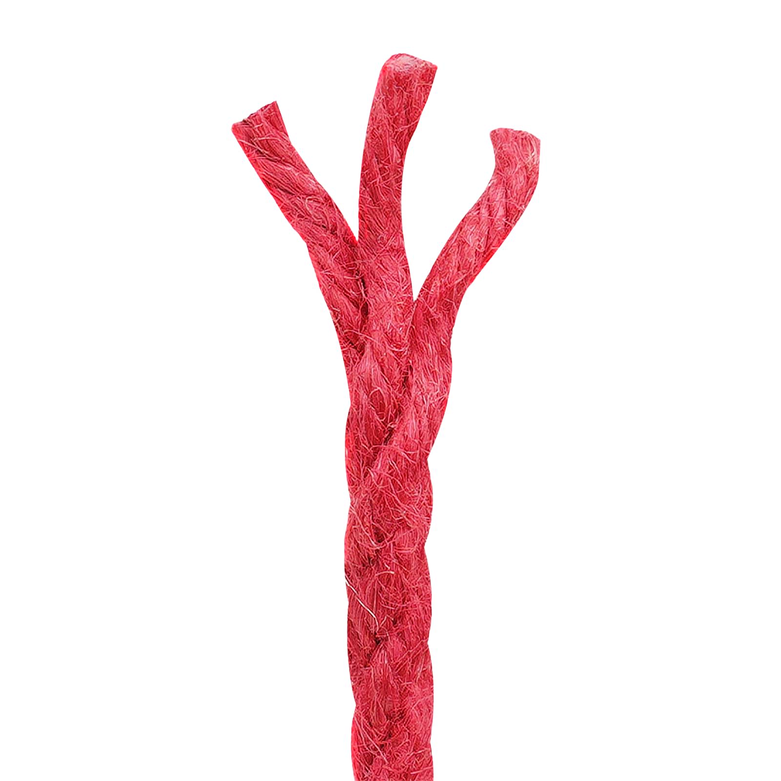 Jute Touw Rood 100% Tossa jute