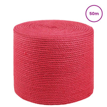 Jute Touw Rood 100% Tossa jute