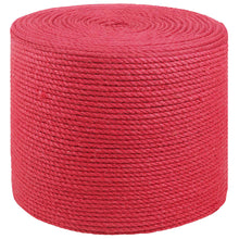 Jute Touw Rood 100% Tossa jute