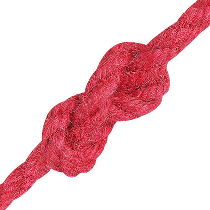 Jute Touw Rood 100% Tossa jute