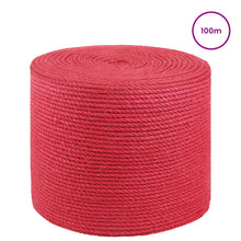 Jute Touw Rood 100% Tossa jute