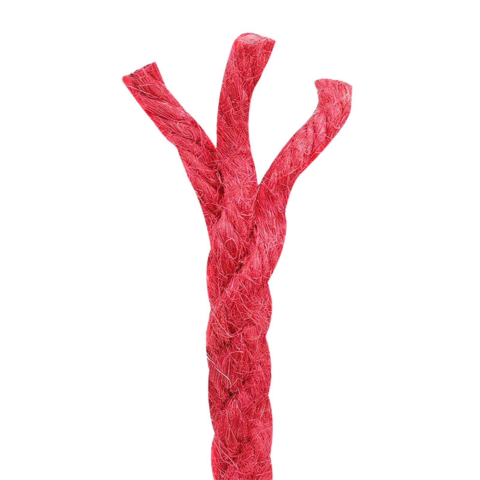 Jute Touw Rood 100% Tossa jute