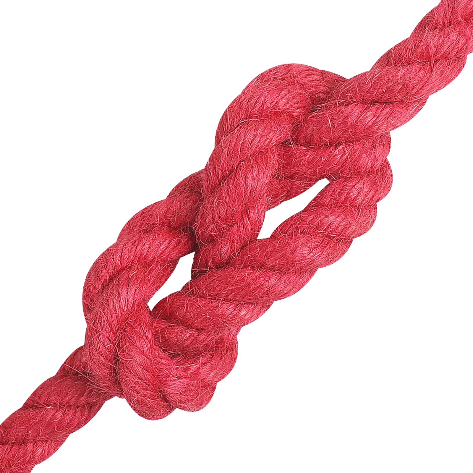 Jute Touw Rood 100% Tossa jute