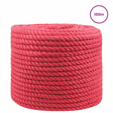 Jute Touw Rood 100% Tossa jute