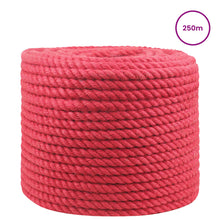 Jute Touw Rood 100% Tossa jute