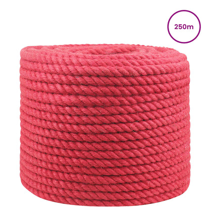 Jute Touw Rood 100% Tossa jute