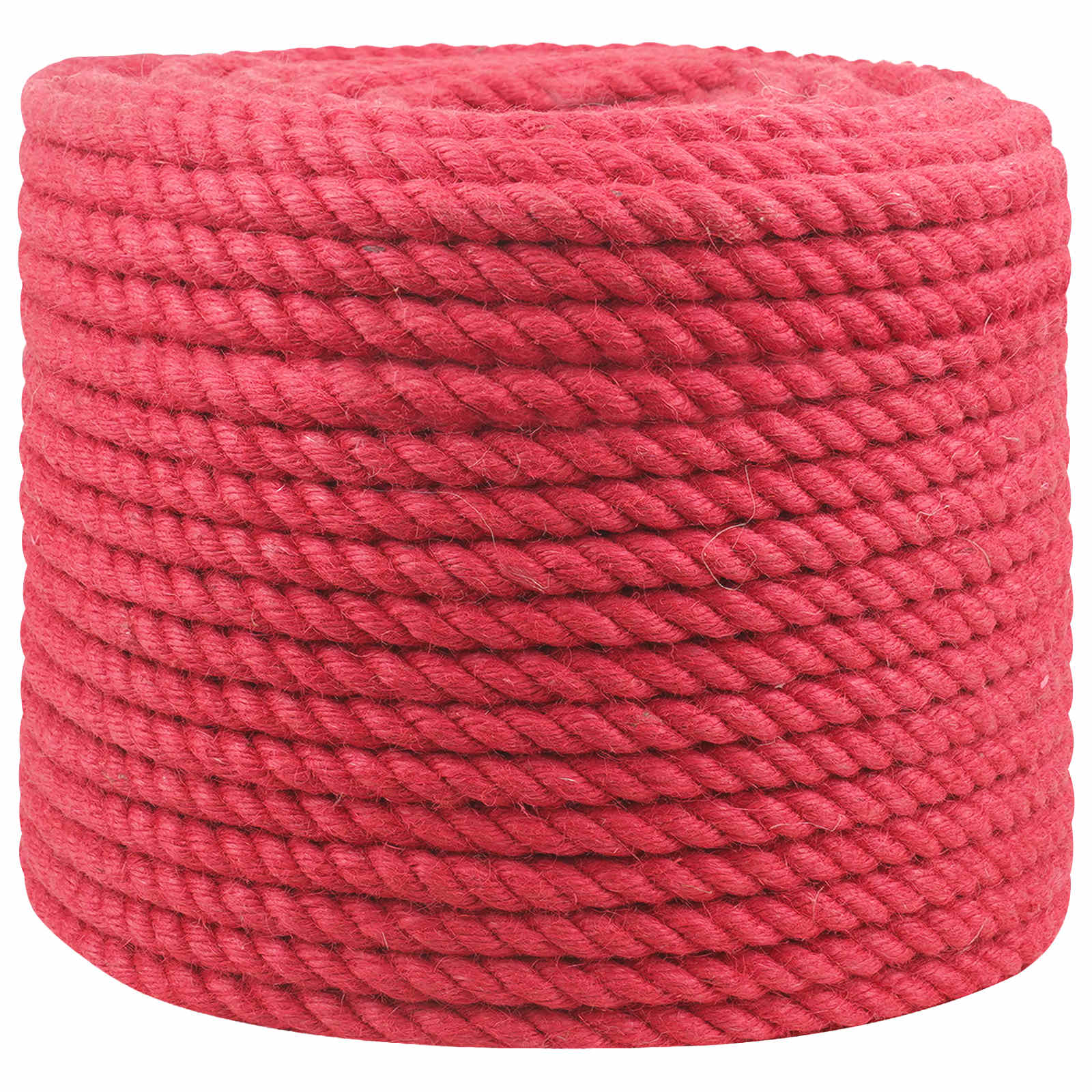 Jute Touw Rood 100% Tossa jute