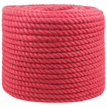 Jute Touw Rood 100% Tossa jute