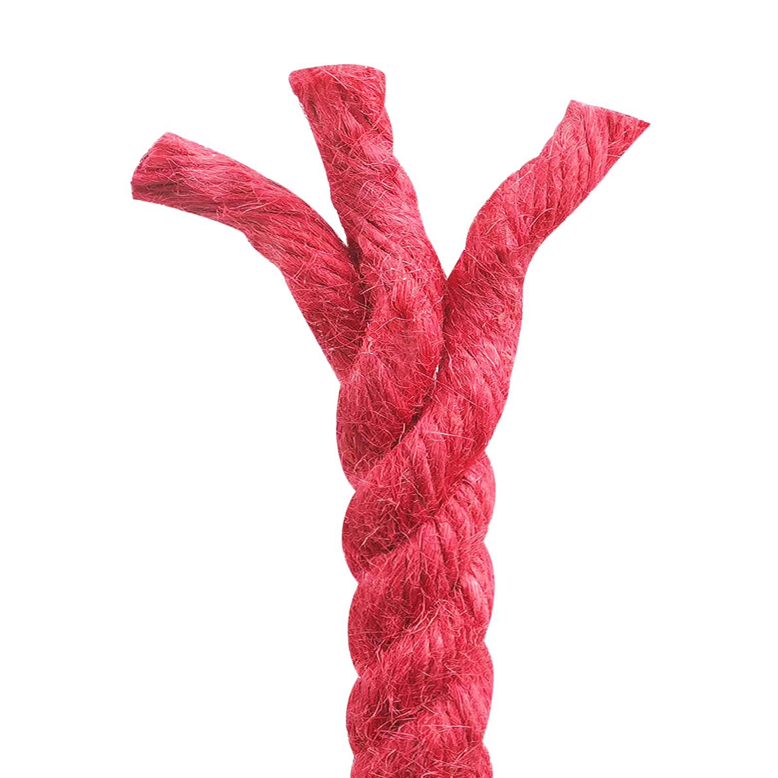 Jute Touw Rood 100% Tossa jute