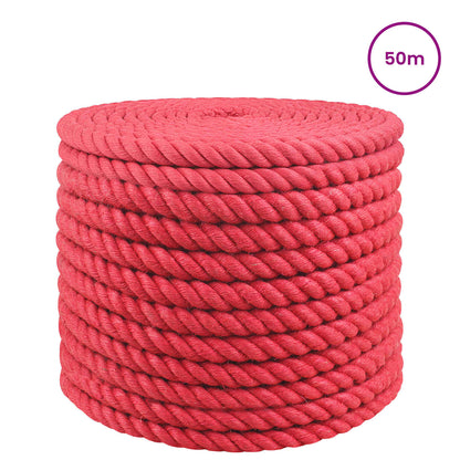 Jute Touw Rood 100% Tossa jute