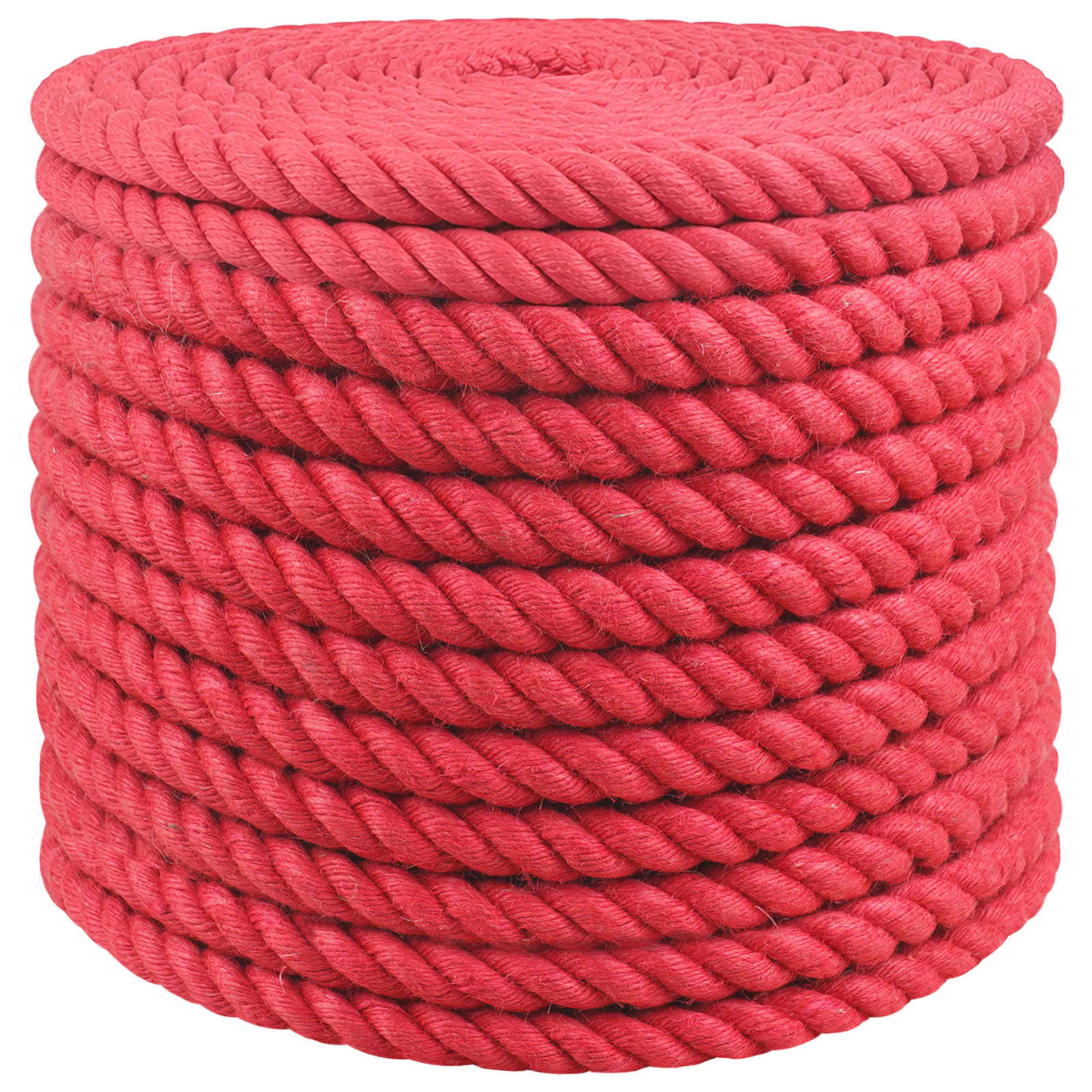 Jute Touw Rood 100% Tossa jute