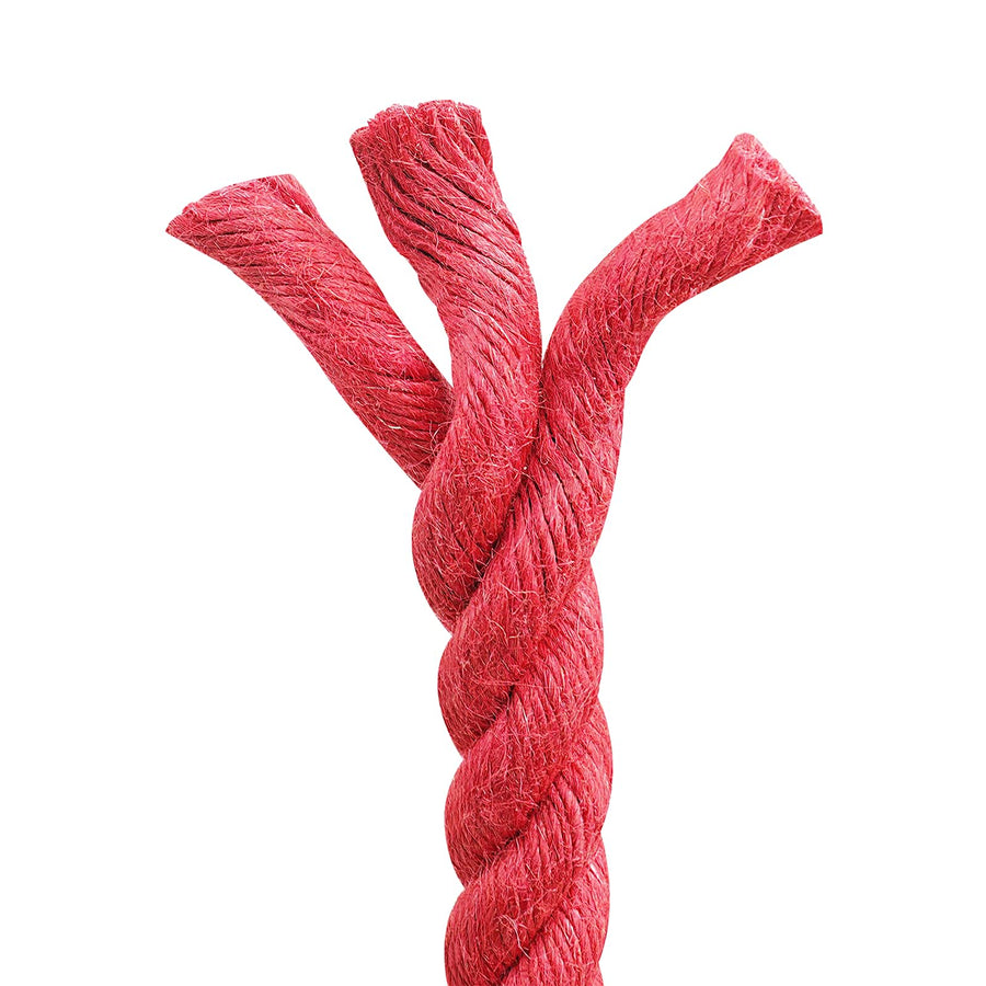 Jute Touw Rood 100% Tossa jute
