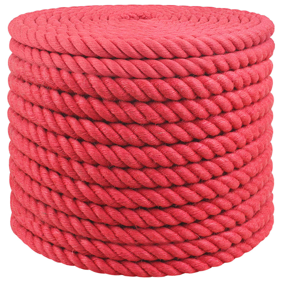 Jute Touw Rood 100% Tossa jute