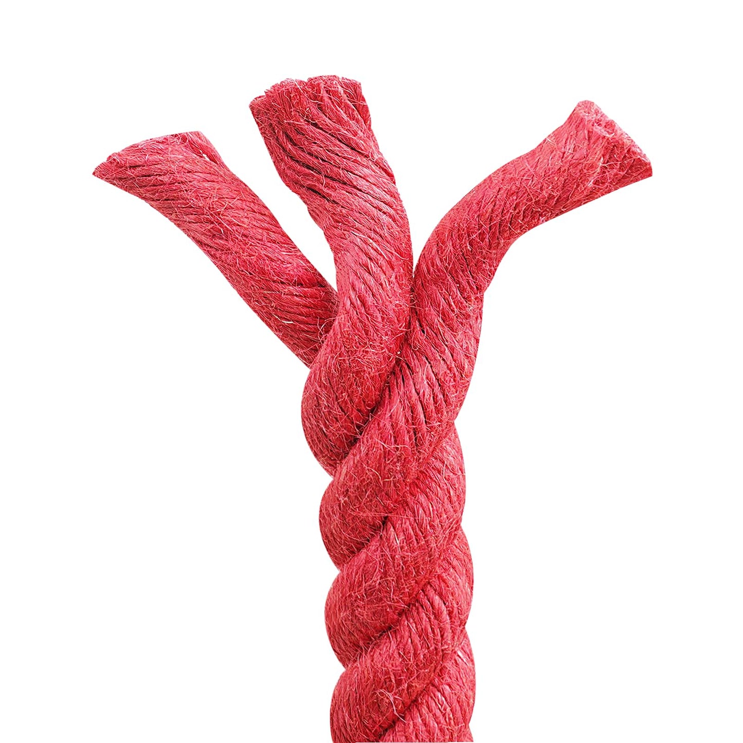 Jute Touw Rood 100% Tossa jute