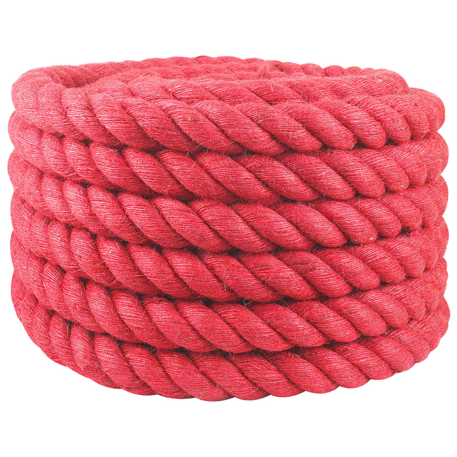 Jute Touw Rood 100% Tossa jute