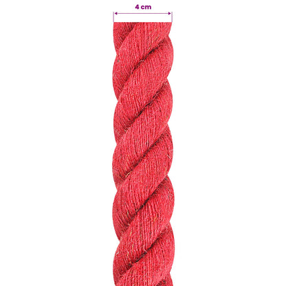 Jute Touw Rood 100% Tossa jute
