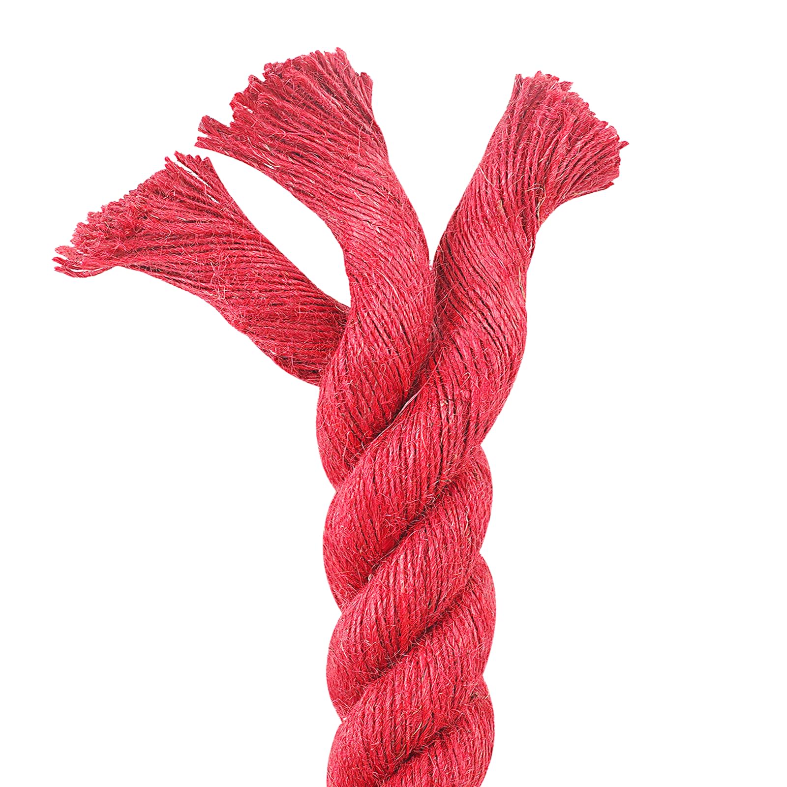 Jute Touw Rood 100% Tossa jute