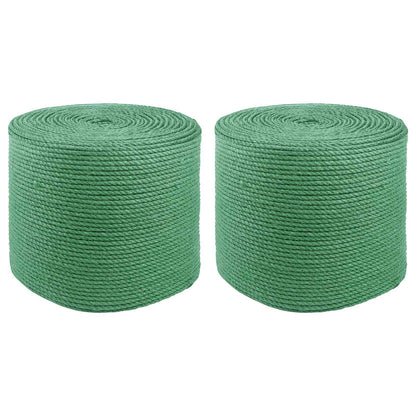 Jute Touw 2 pcs Groen 100% Tossa jute
