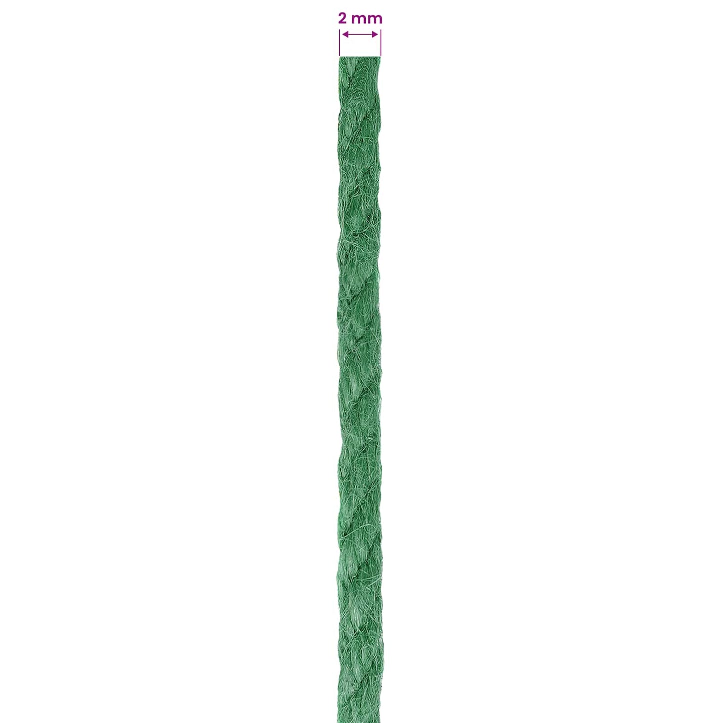 Jute Touw 10 pcs Groen 100% Tossa jute