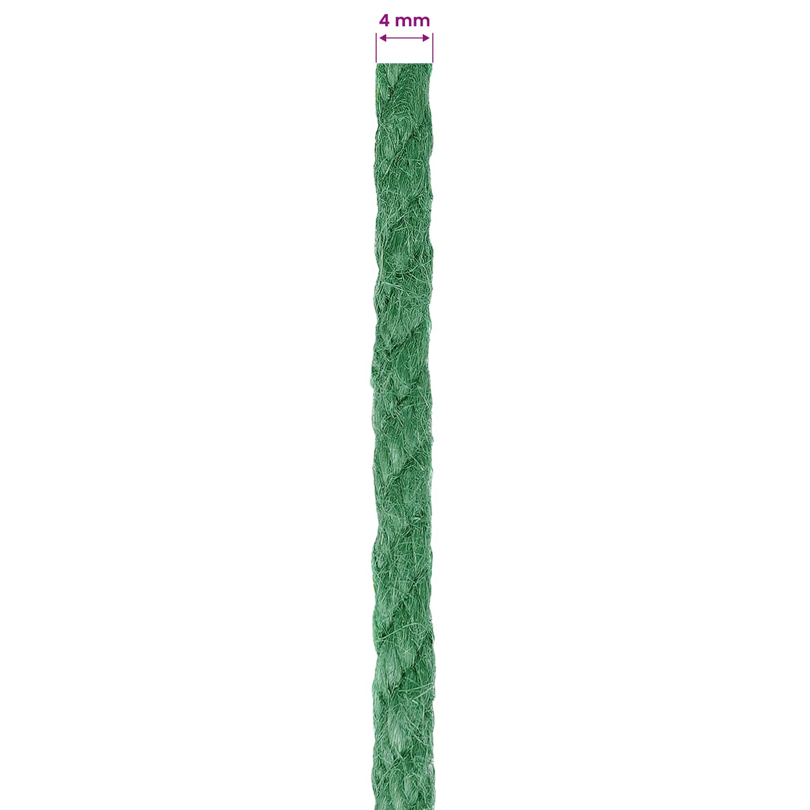 Jute Touw Groen 100% Tossa jute