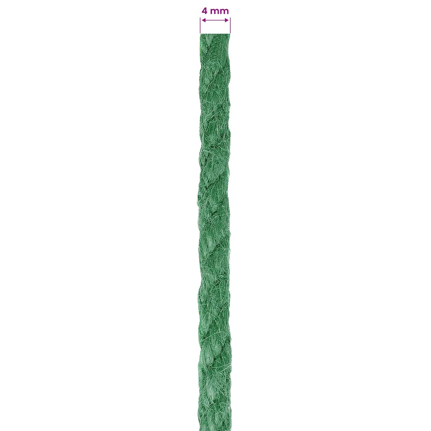Jute Touw Groen 100% Tossa jute