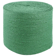 Jute touw groen 3-voudig gedraaid
