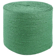 Jute touw groen 3-voudig gedraaid