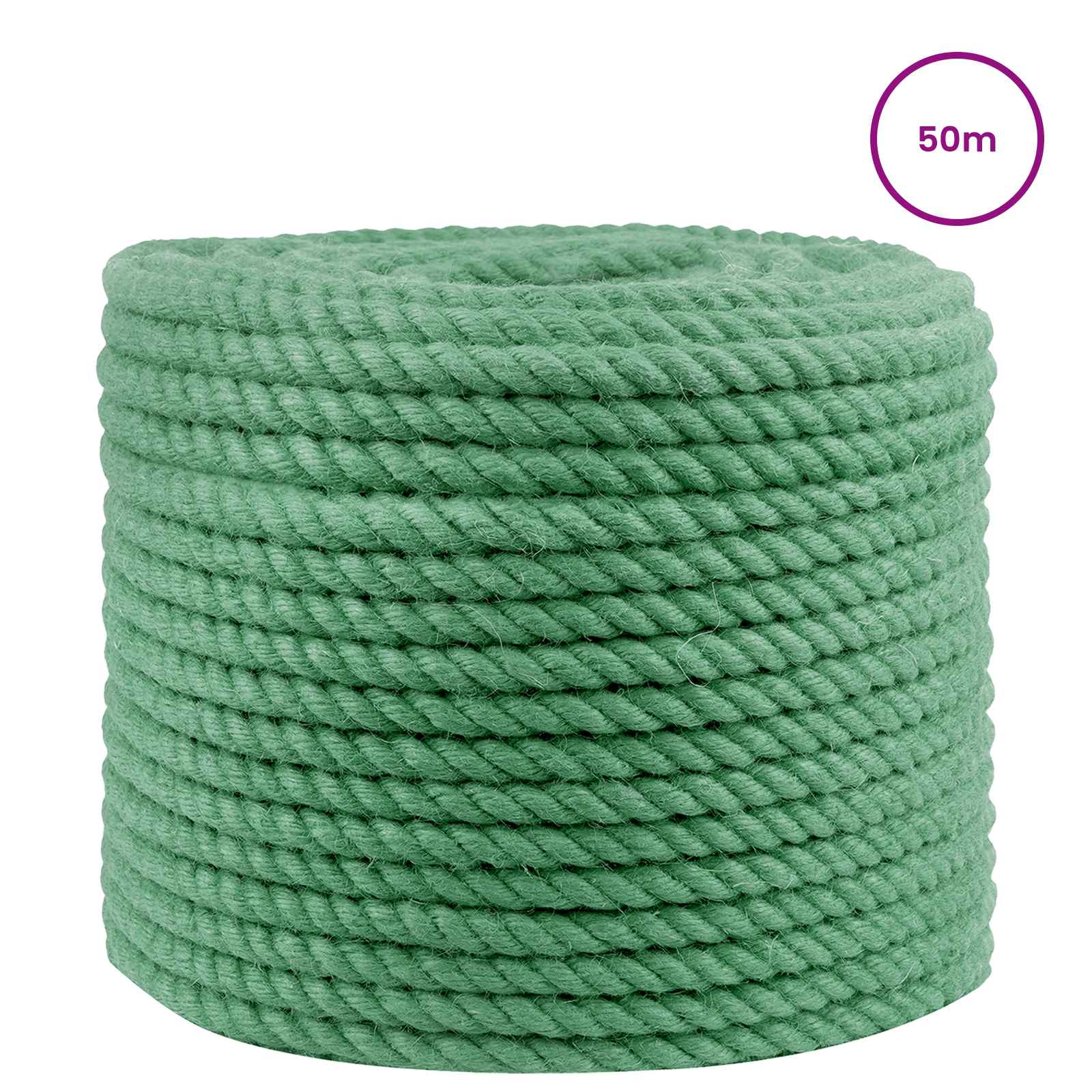 Jute Touw Groen 100% Tossa jute