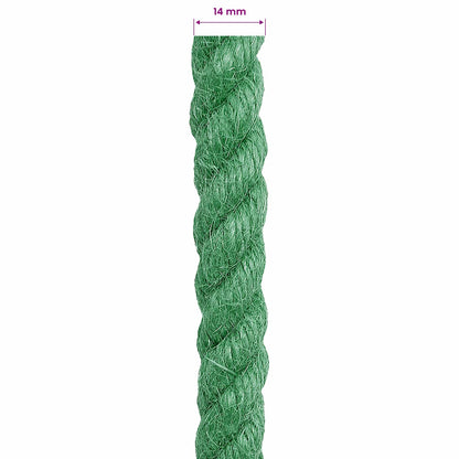 Jute Touw Groen 100% Tossa jute