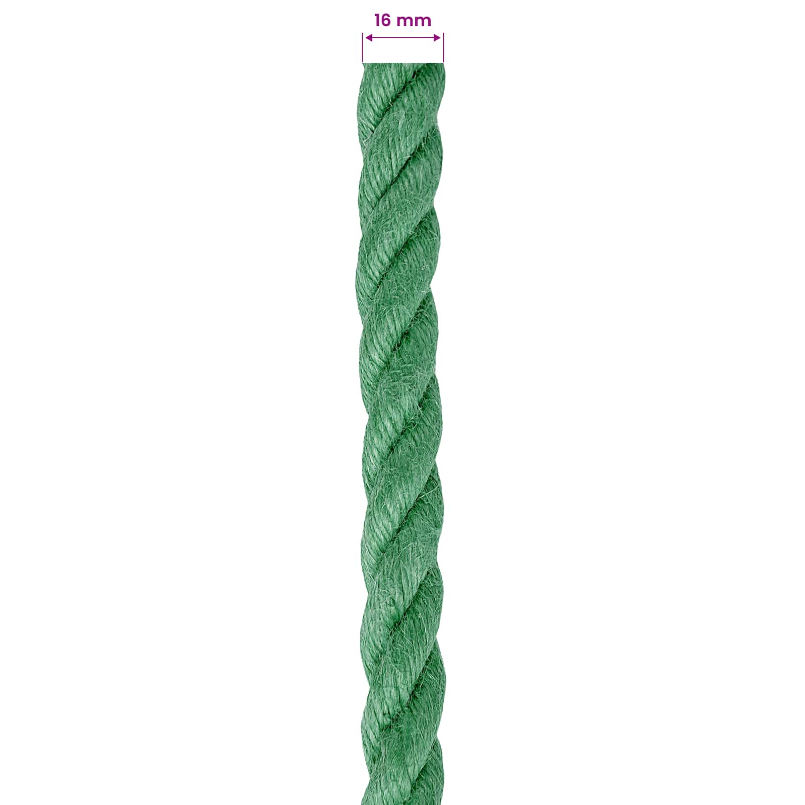 Jute Touw Groen 100% Tossa jute
