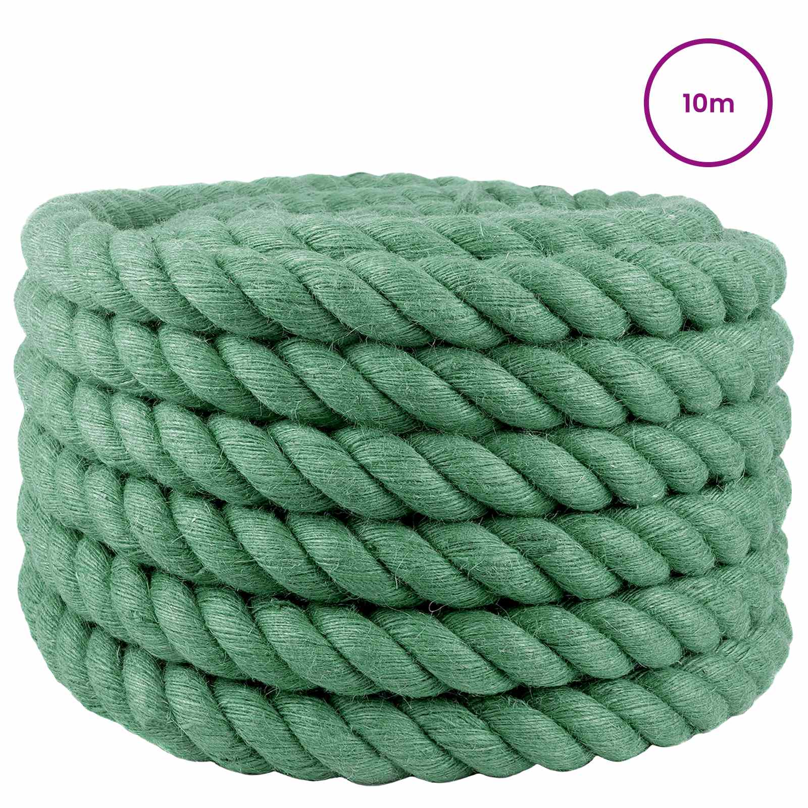 Jute Touw Groen 100% Tossa jute