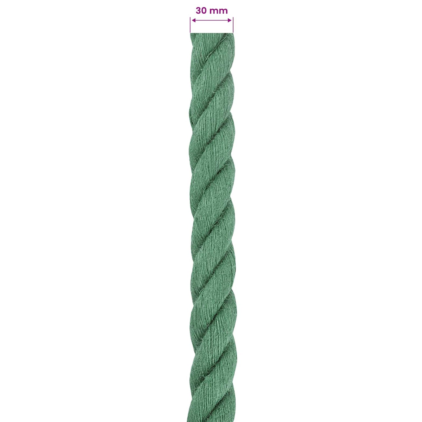 Jute Touw Groen 100% Tossa jute