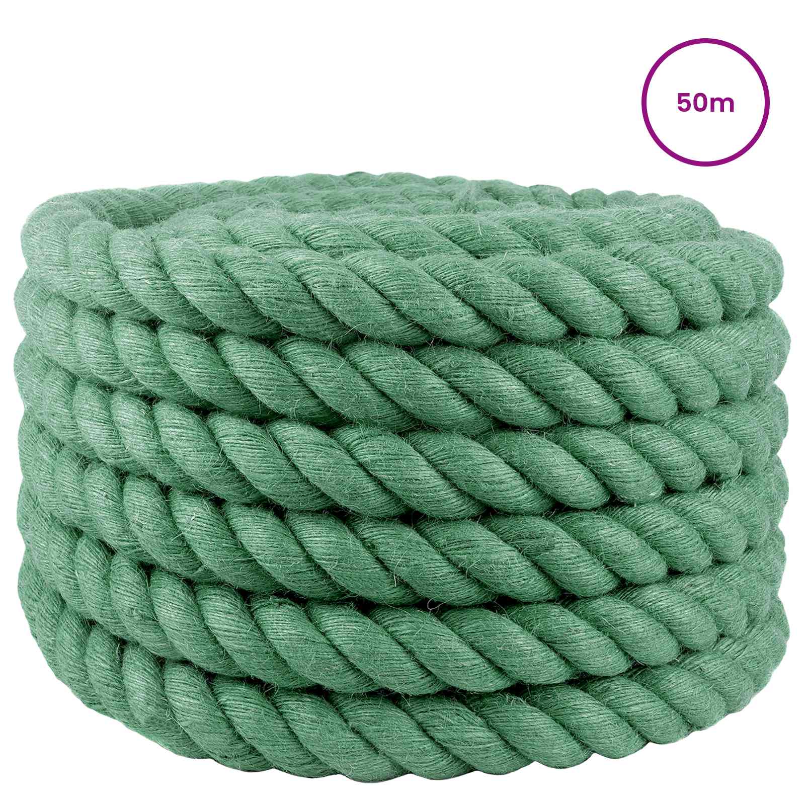 Jute Touw Groen 100% Tossa jute