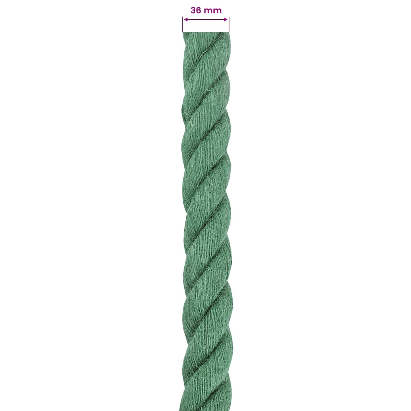 Jute Touw Groen 100% Tossa jute