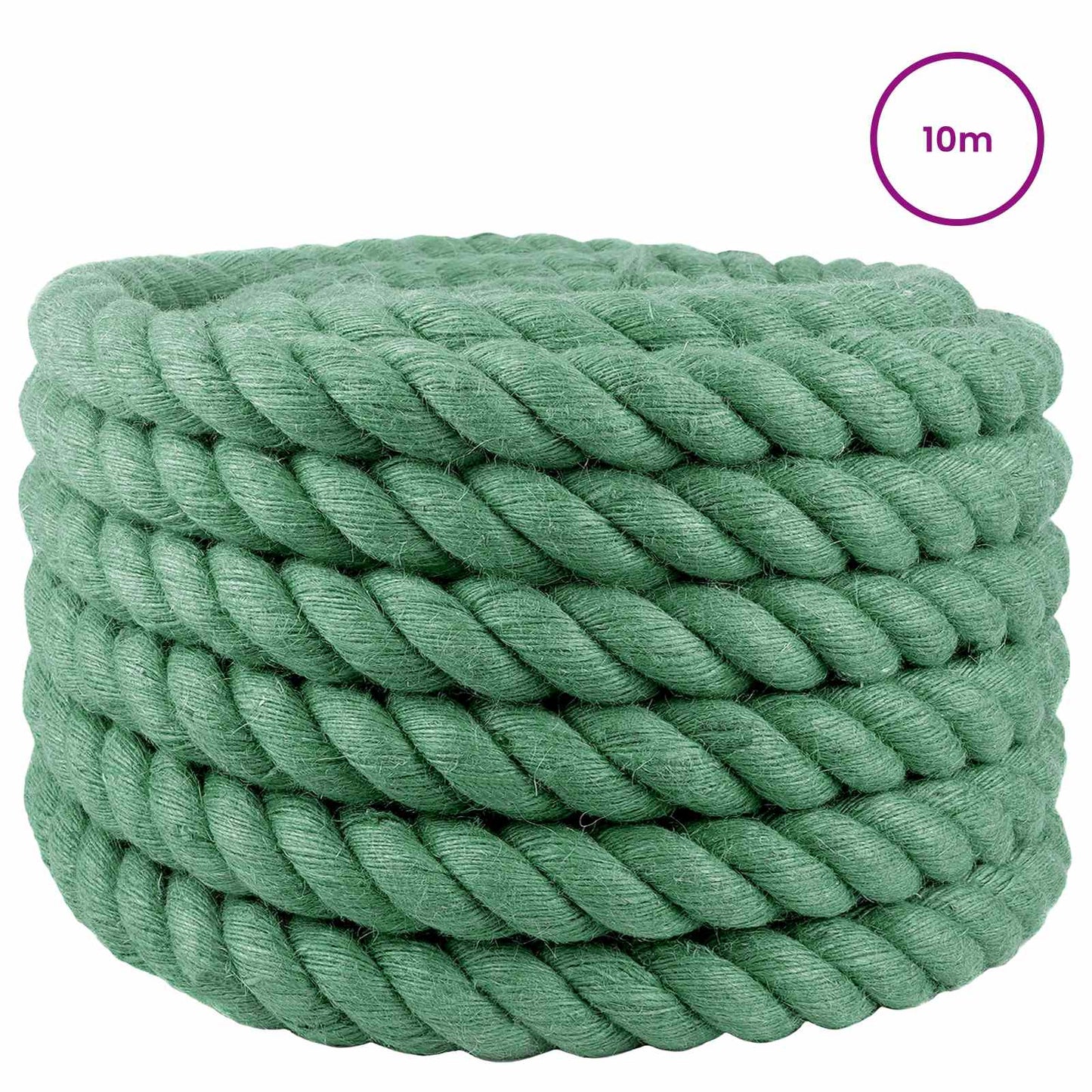 Jute Touw Groen 100% Tossa jute
