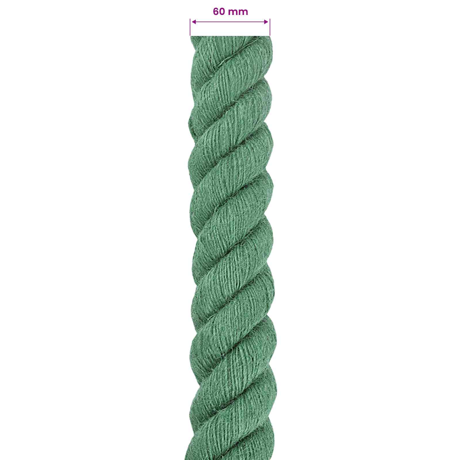 Jute Touw Groen 100% Tossa jute