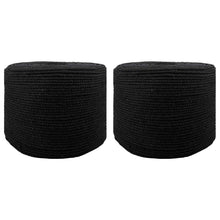 Touw 2 pcs Zwart Katoen