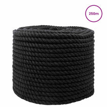 Katoenen Touw 250 m 10 Zwart 100% Katoen
