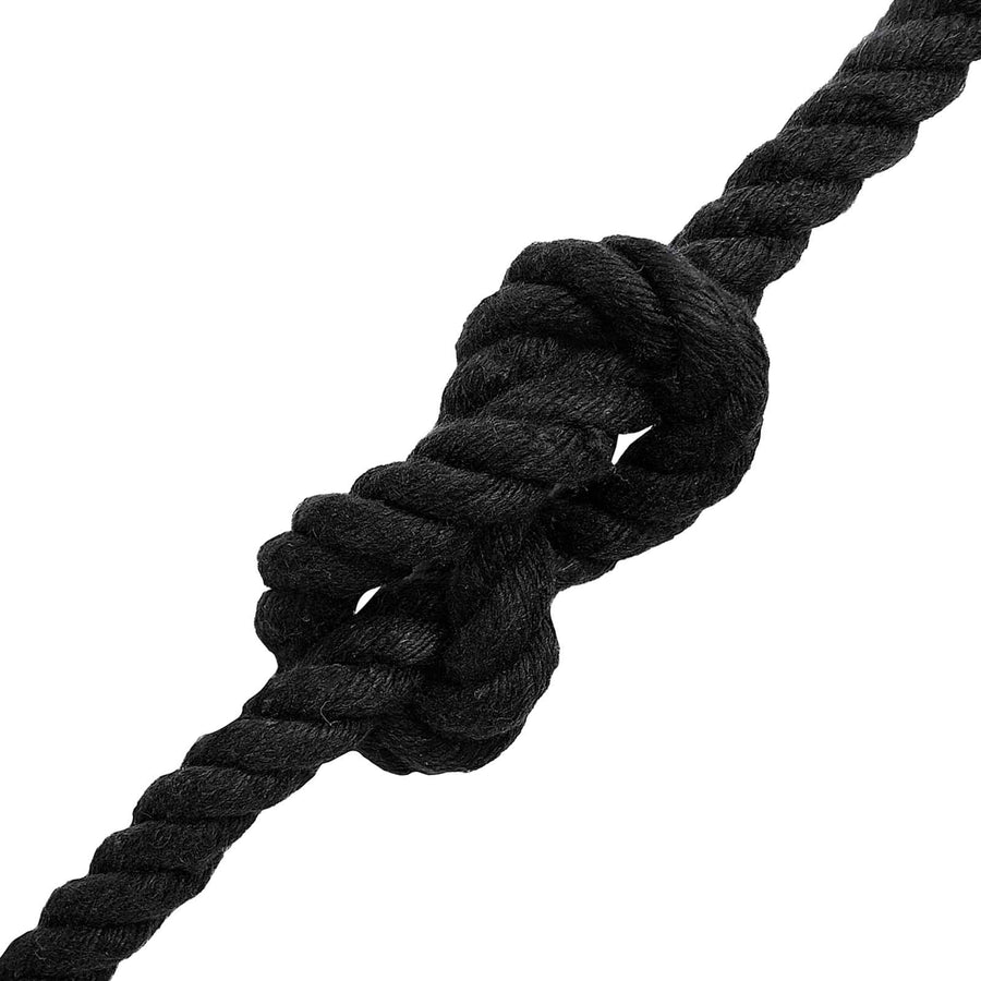 Touw Zwart 1,2 x 1,2 x 25000 cm Katoen