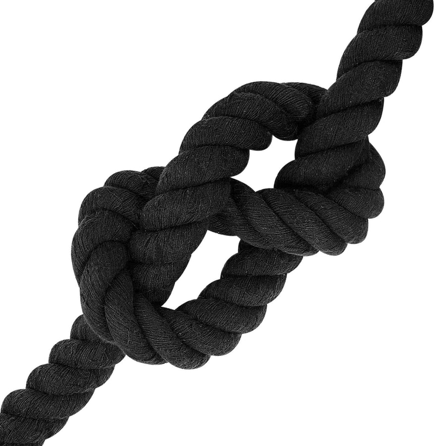 Touw Zwart 3,6 x 3,6 x 2500 cm Katoen