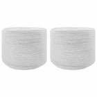 Touw 2 pcs Wit Katoen