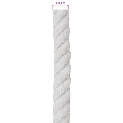 Touw Wit 0,8 x 0,8 x 10000 cm Katoen