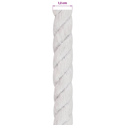 Touw Wit 1,2 x 1,2 x 10000 cm Katoen
