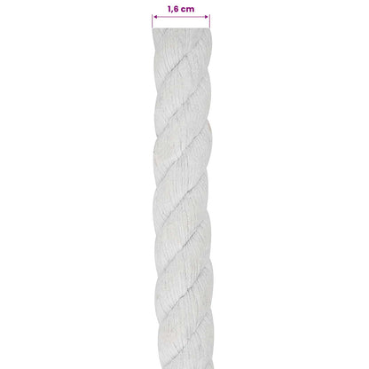 Touw Wit 1,6 x 1,6 x 2500 cm Katoen