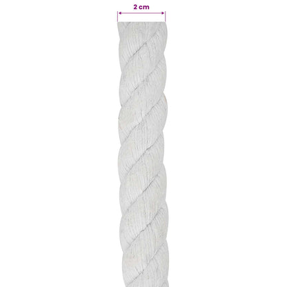 Touw Wit 2 x 2 x 5000 cm Katoen