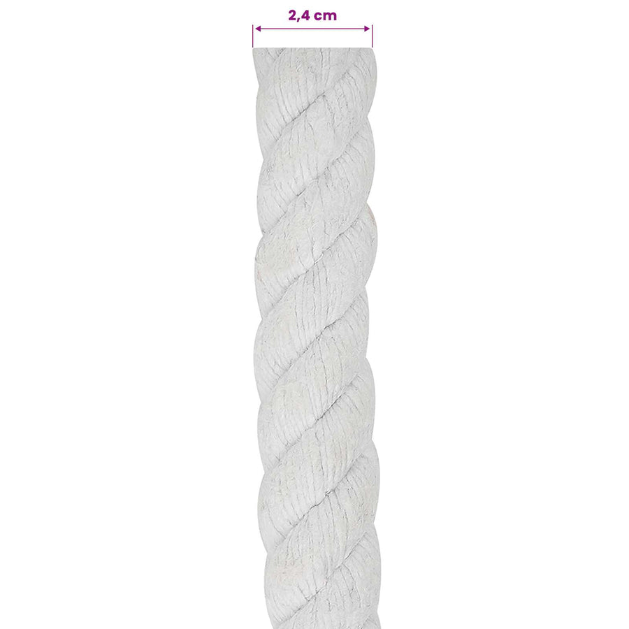 Touw Wit 2,4 x 2,4 x 2500 cm Katoen