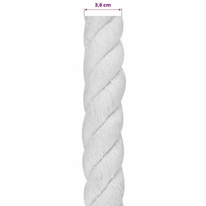 Touw Wit 3,6 x 3,6 x 500 cm Katoen