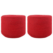 Touw 2 stuks rood katoen